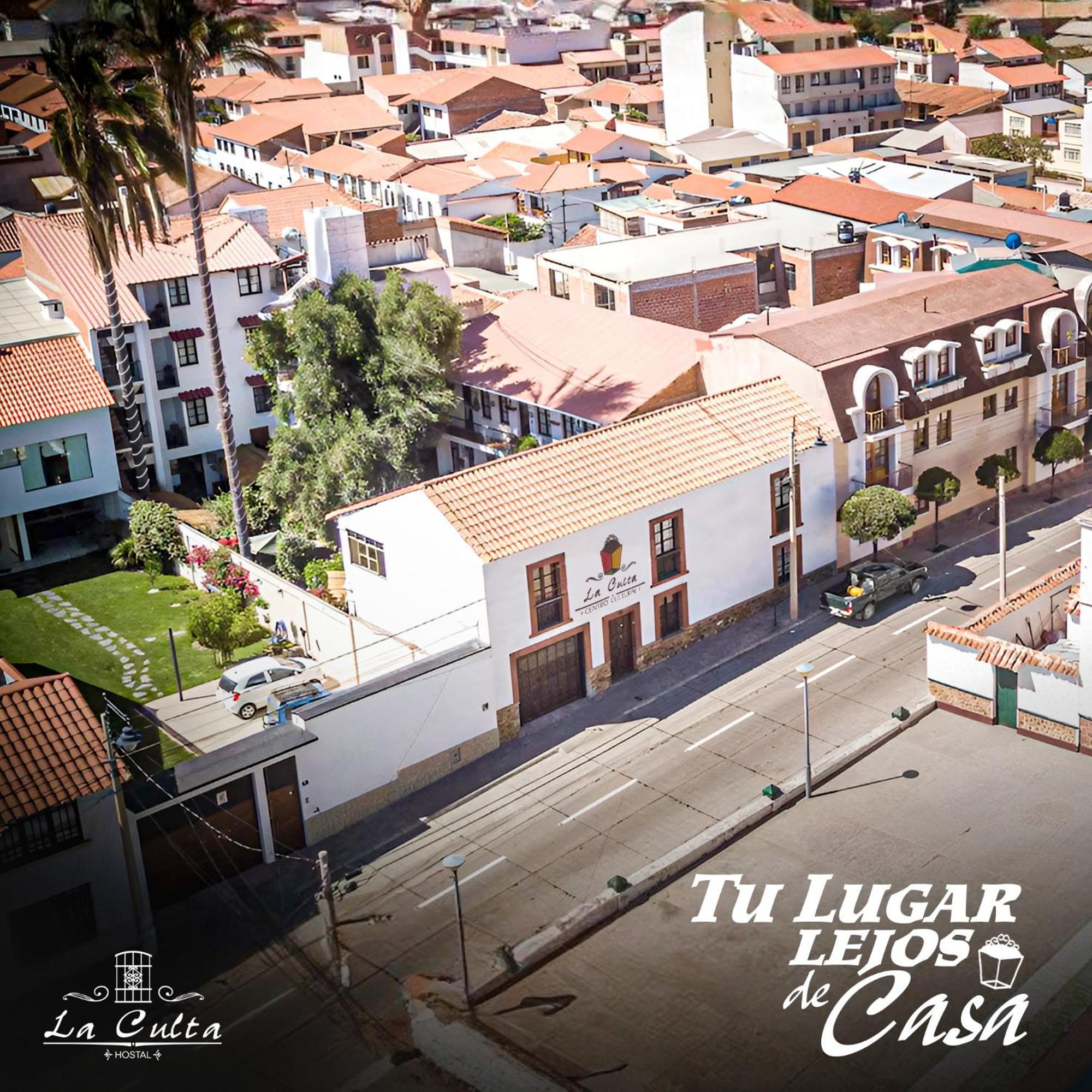 La Culta Centro Cultural Y Hostal Sucre Bagian luar foto